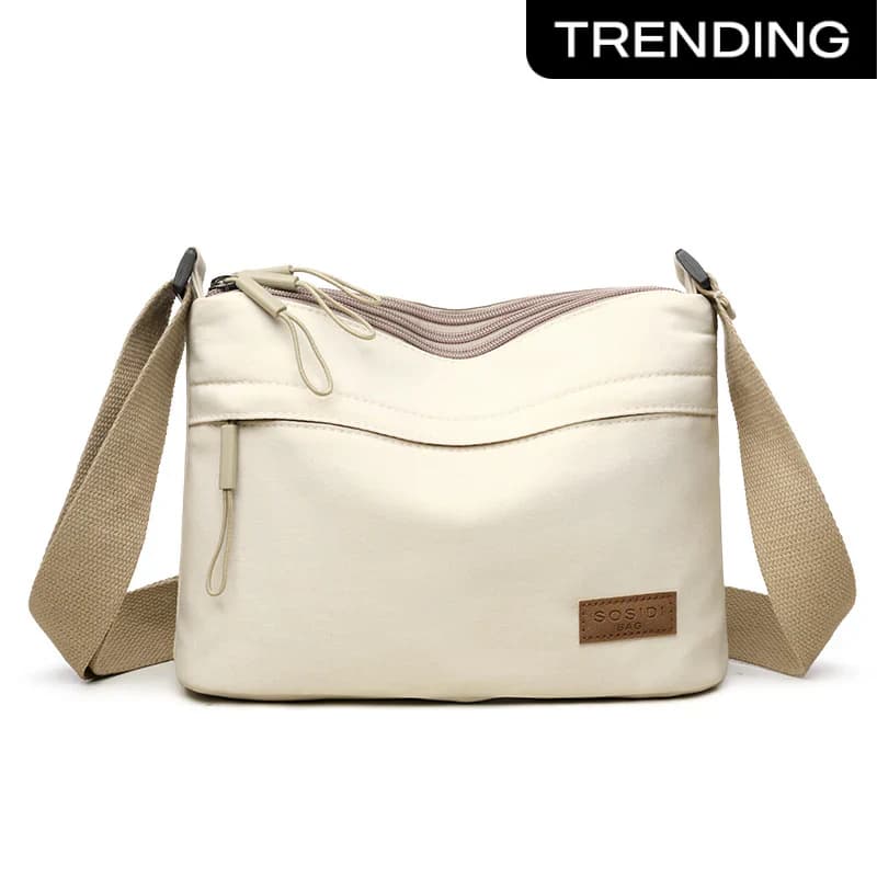 Elevated Twill Crossbody Bag view 3 - Bags - Avorie