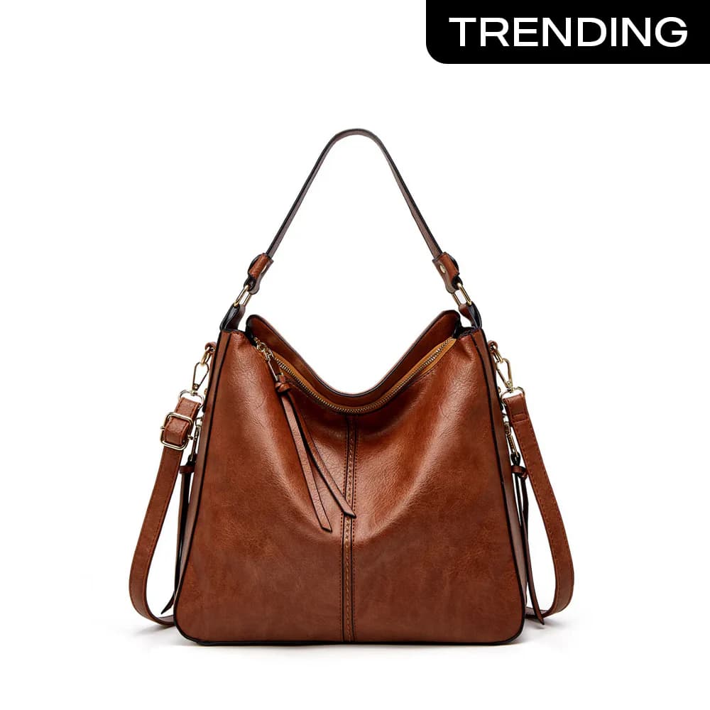 European Retro Shoulder Crossbody Tote Bag view 2 - Bags - Avorie